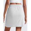 Women's A-Line Athletic Casual Dress with Shorts Pockets - Grey