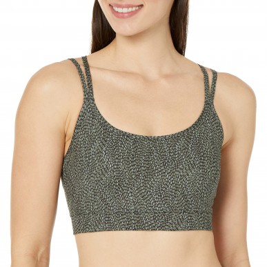 Women's Comfort Sports Bra - Black Dots