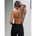 Women's Double Layer Crisscross Sports Bra - Mint Green