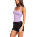 Women's Sexy Halter Sports Backless Padded Bra - Purple