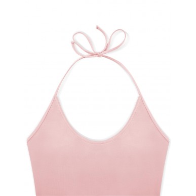 Women's Sleeveless Backless Sports Fitness Yoga Tank Top - Pink