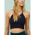 Women's Sport Short Racerback Bra - Black