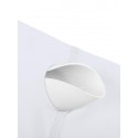 Women's V-Neck Longline Sports Wireless Yoga Bra - White