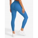 Women's V-Shaped High Waist Fitness Abdomen Slimming Yoga Pants - Blue